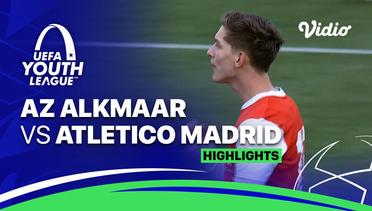 AZ Alkmaar vs Atletico Madrid - Highlights | UEFA Youth League 2023/24