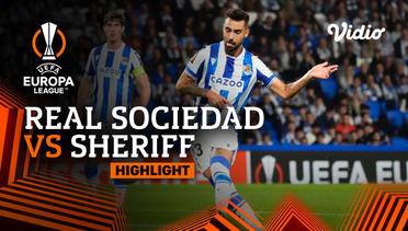 Highlights - Real Sociedad vs Sheriff | UEFA Europa League 2022/23