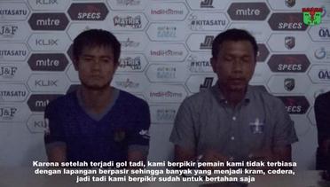 AWAY MATCH LIGA 2 2019: Post-Match Press Conference Aceh Babel Utd Vs Persita