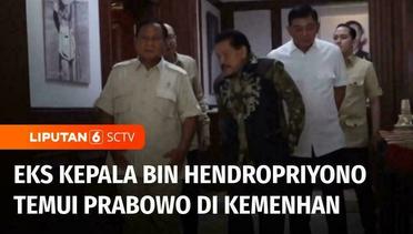 Menhan Prabowo Terima Kunjungan Eks Kepala BIN Hendropriyono di Kantor Kemenhan | Liputan 6