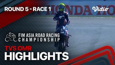 Highlights | Asia Road Racing Championship 2023: TVS OMR  Round 5 - Race 1 | ARRC