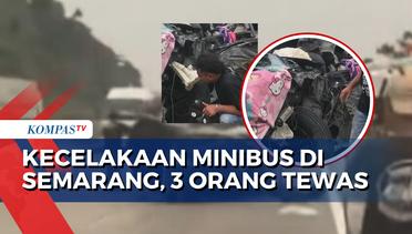 Diduga Sopir Mengantuk, Kecelakaan Minibus di Semarang Tewaskan 3 Orang