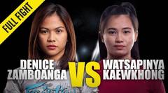 Denice Zamboanga vs. Watsapinya Kaewkhong | ONE Championship Full Fight