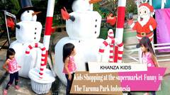 Khanza Kids Shopping at the supermarket funny in the taruma park indonesia