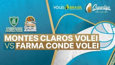 Full Match | Montes Claros Amrica Vlei vs Farma Conde Vlei |  Brazilian Men's Volleyball League 2021/2022