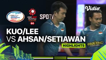 Ting-Yuan Kuo (AUS)/Lee Jae Sun (KOR) vs Mohammad Ahsan/Hendra Setiawan (INA) - Highlights | Sathio Group Australian Open 2024 - Men's Doubles