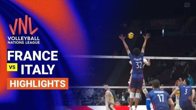 Men: France vs Italy - Highlight | Volleyball Nations League 2026
