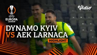 Highlights - Dynamo Kyiv vs AEK Larnaca | UEFA Europa League 2022/23
