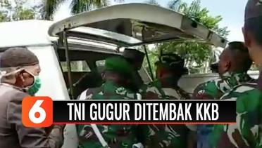 Sempat Dilarikan ke Rumah Sakit di Mimika, Anggota TNI Gugur Ditembak KKB