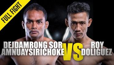Dejdamrong vs. Roy Doliguez - ONE Championship Full Fight