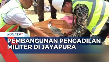 Ketua MA Letakkan Batu Pertama Pembangunan Pengadilan Militer di Jayapura - MA NEWS