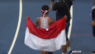 Atletik Putra 10km Final - Agus Prayogo Posisi Pertama
