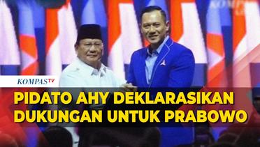 [FULL] Pidato AHY Deklarasikan Dukungan untuk Prabowo Subianto: Kita Butuh Pemimpin Patriotik