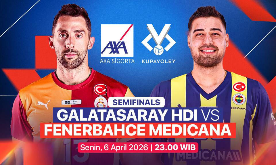 Semifinal: Galatasaray HDI Sigorta vs Fenerbahce Medicana
