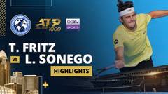 T. Fritz vs L. Sonego - Highlights | ATP Cincinnati Open 2025