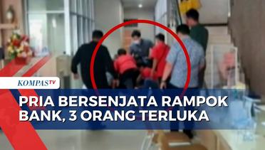 Rekaman Video Amatir Perampokan Bank di Lampung, Pelaku Bawa Senjata Api dan Lukai 3 Pegawai!