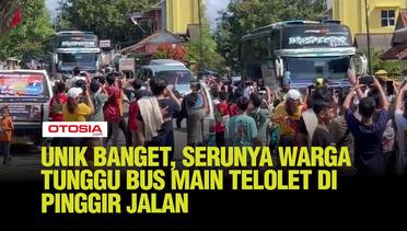 Antusiasme Anak-anak dan Warga Saat Bus Main Klakson Telolet di Jalan, Bikin Heboh Suasana