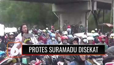 Ribuan Warga Madura Turun ke Jalan, Protes Penyekatan di Pintu Masuk Suramadu | Liputan 6