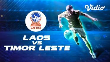 Full Match - Laos VS Timor Leste | Piala AFF U-18 2019
