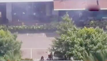 VIDEO: Terdengar Suara Ledakan saat Olah TKP Bom Sarinah