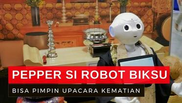 Pepper, Robot Biksu di Upacara Kematian