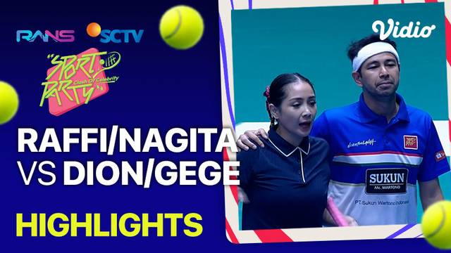 Highlight - Raffi Ahmad/Nagita Slavina vs Dion Wiyoko/Gege Elisa | Sport Party