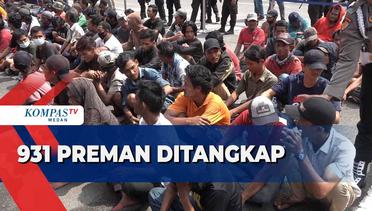 Polrestabes Medan Tangkap 931 Preman yang Resahkan Warga