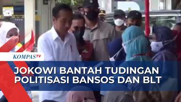 Tebar Bansos dan BLT Jelang Pemilu, Presiden Jokowi Bantah Politisasi