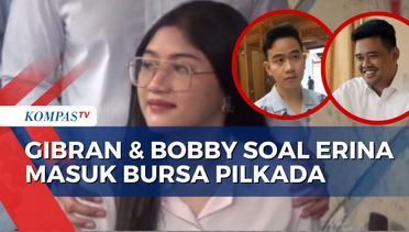 Begini Respons Gibran dan Bobby Nasution soal Erina Dilirik Maju Pilkada