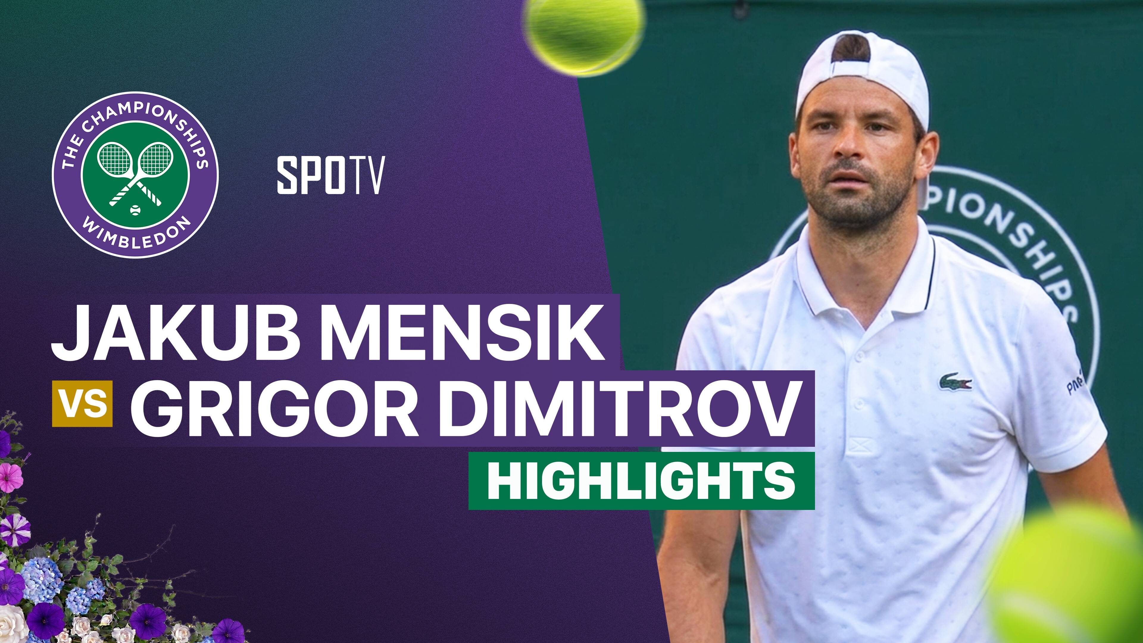 Jakub Mensik vs Grigor Dimitrov - Gentlemen's Singles Second Round | Wimbledon 2026