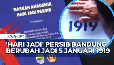 Setelah Jalani Riset, 'Hari Jadi' Persib Bandung Resmi Berubah Jadi 5 Januari 1919!