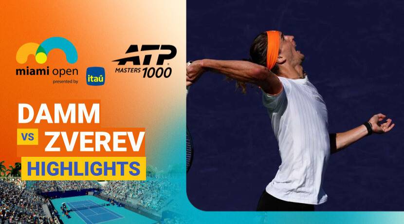 Martin Damm vs Alexander Zverev - Round 2 | ATP 1000: Miami Open presented by Itau 2026