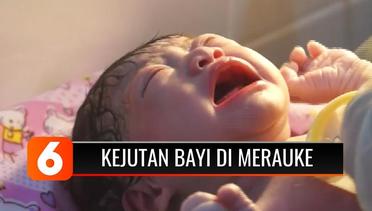 Kejutan Bayi: Lahir 24 Agustus, Bayi Bernama Citra di Merauke Ini Dapat Kado dari SCTV