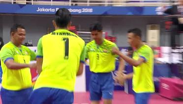 Full Highlight Sepak Takraw Putra Indonesia vs Myanmar 2 - 0 | Asian Games 2018