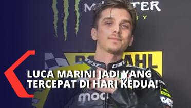 Pebalap Mooney VR46 Racing, Luca Marini Tercepat pada Hari Kedua Tes Pramusim MotoGP Mandalika!