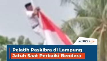 Pelatih Paskibra di Lampung Jatuh Saat Perbaiki Bendera