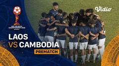 Jelang Kick Off Pertandingan - Laos vs Cambodia