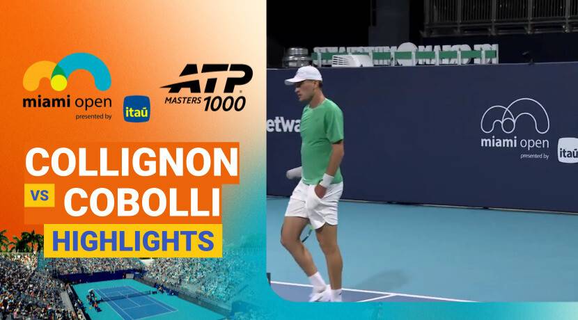 Raphael Collignon vs Flavio Cobolli - Round 2 (Court 7) | ATP 1000: Miami Open presented by Itau 2026