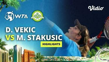 Donna Vekic vs Marina Stakusic - Highlights | WTA San Diego Open 2024