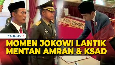 [FULL] Momen Presiden Jokowi Lantik Mentan Amran Sulaiman hingga KSAD Letjen Agus Subiyanto