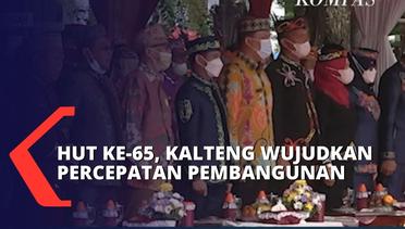 Gubernur Sugianto Sabran Pimpin Upacara Harjad ke-65 Provinsi Kalimantan Tengah