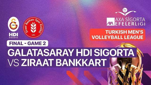 Final - Game 2: Galatasaray HDI Sigorta vs Ziraat Bankkart - Full Match | Turkish Men's Volleyball League 2025/26