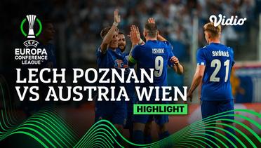 Highlights - Lech Poznan vs Austria Wien | UEFA Europa Conference League 2022/23