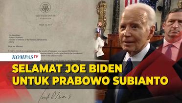 Surat Joe Biden untuk Prabowo Subianto Terkait Real Count KPU