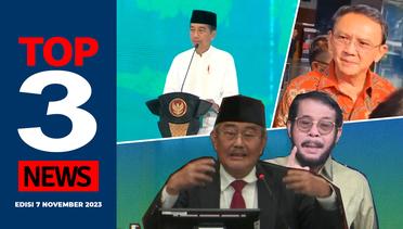 [TOP 3 NEWS] MKMK Berhentikan Anwar Usman, KPK Periksa Ahok, Jokowi di Rakernas LDII