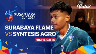 Putra: Surabaya Flame vs Syntesis Agro Volley Club - Highlights | Nusantara Cup 2024