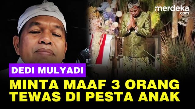Siap Tanggung Jawab, Demul Minta Maaf 3 Orang Tewas Saat Pesta Pernikahan Anak