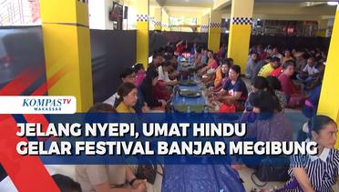 Jelang Nyepi, Umat Hindu Gelar Festival Banjar Megibung