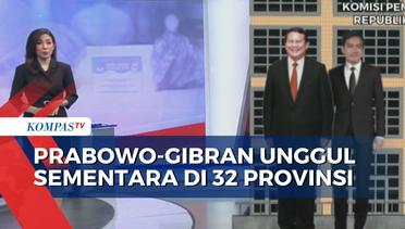 Pantauan Rekapitulasi Suara Pemilu 2024, Prabowo-Gibran Sementara Unggul di 32 Provinsi