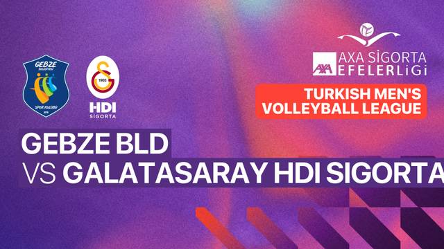 Gebze Bld vs Galatasaray HDI Sigorta - Full Match | Turkish Men's Volleyball League 2025/26